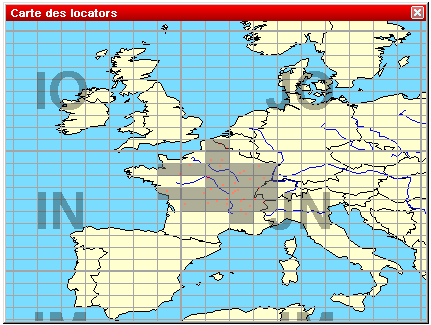 Gridsquares Map